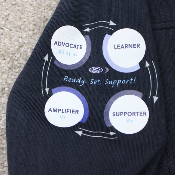 Vineyard Vines Sweatshirt NWT Mens Large Blue Collegiate Shep Shirt Ford Logo - Picture 7 of 16